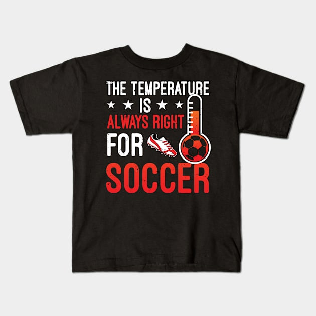 Funny Soccer Lover Kids T-Shirt by PixelArt